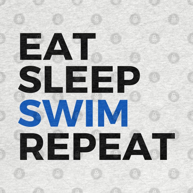 Eat Sleep Swim by stickersbyjori